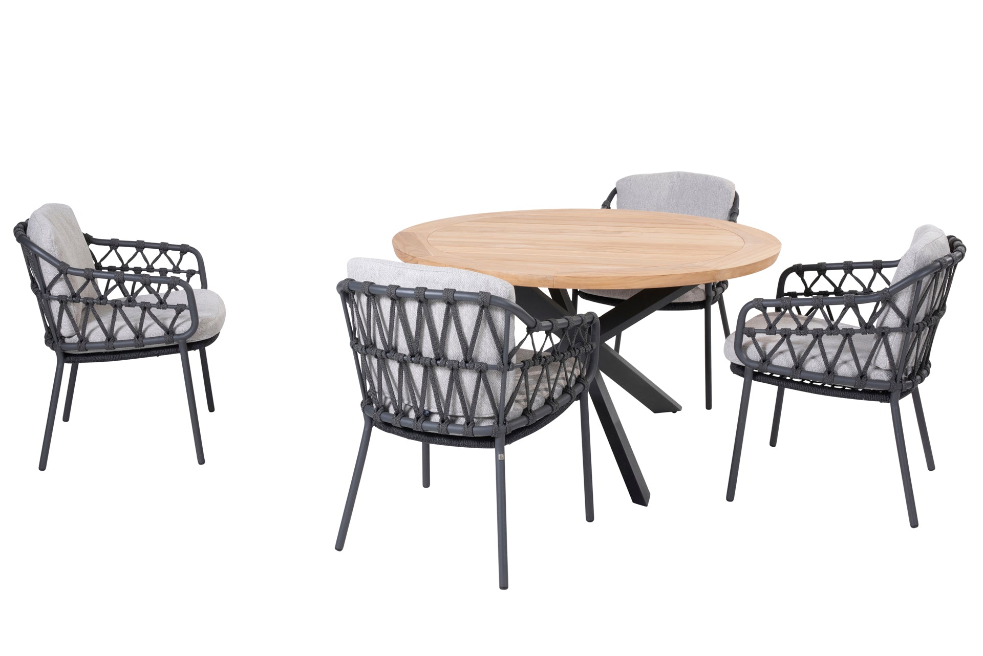 Calpi dining set with Prado table 130cm - Complete Set