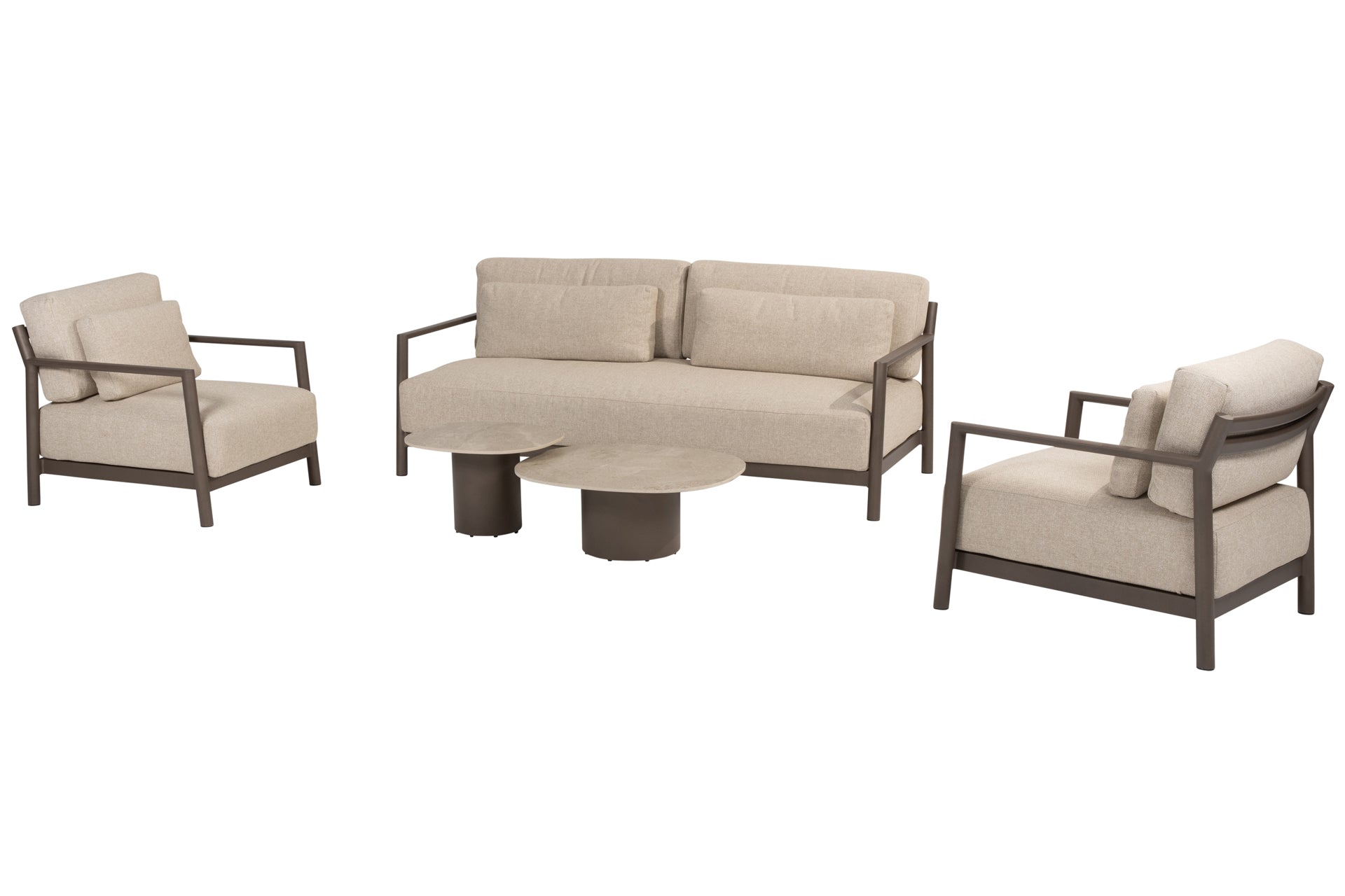 Capresi lounge set with Sofie tables - Complete Set