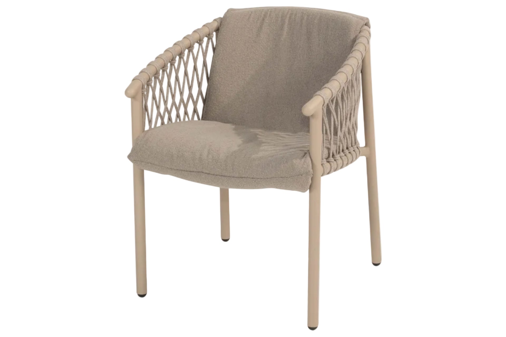 Allora Dining Chair Latte/Taupe - Front View