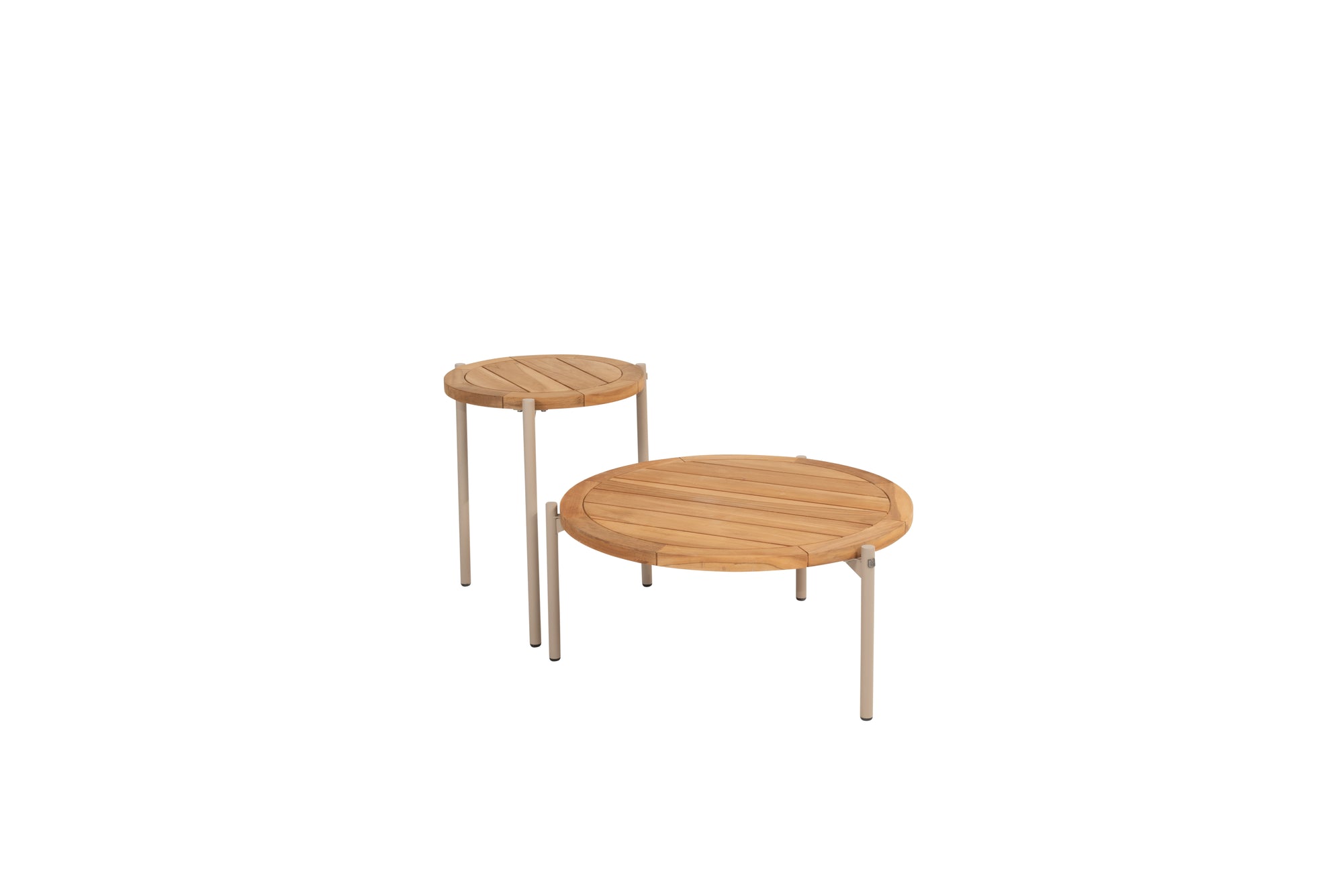 Yoga coffee tables Latte 73cm and 45cm - view 1