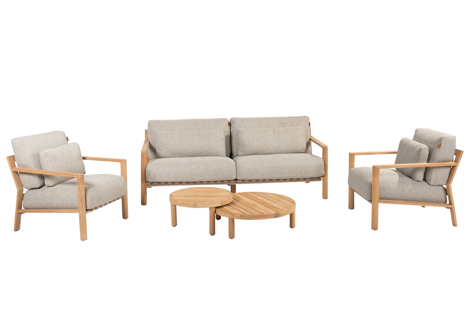 Lucas living set with Finn coffeetables 60cm and 80cm _ - Complete Set