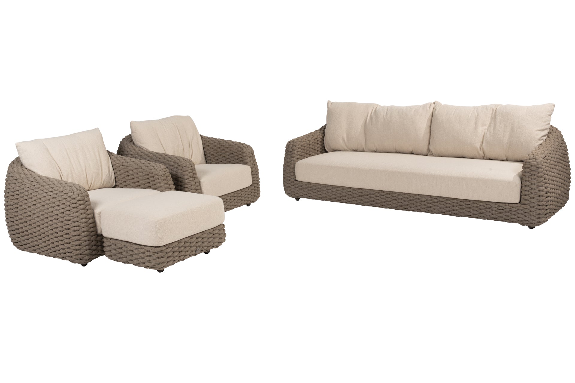 Maxime living set with footstool without table - Complete Set