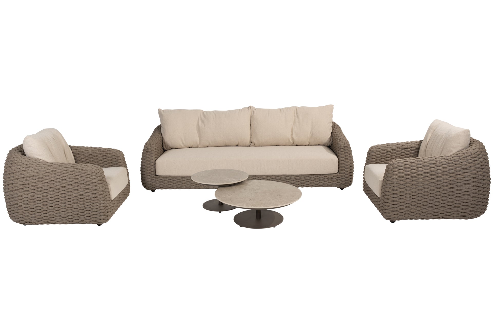 Maxime living set with Boaz tables - Complete Set