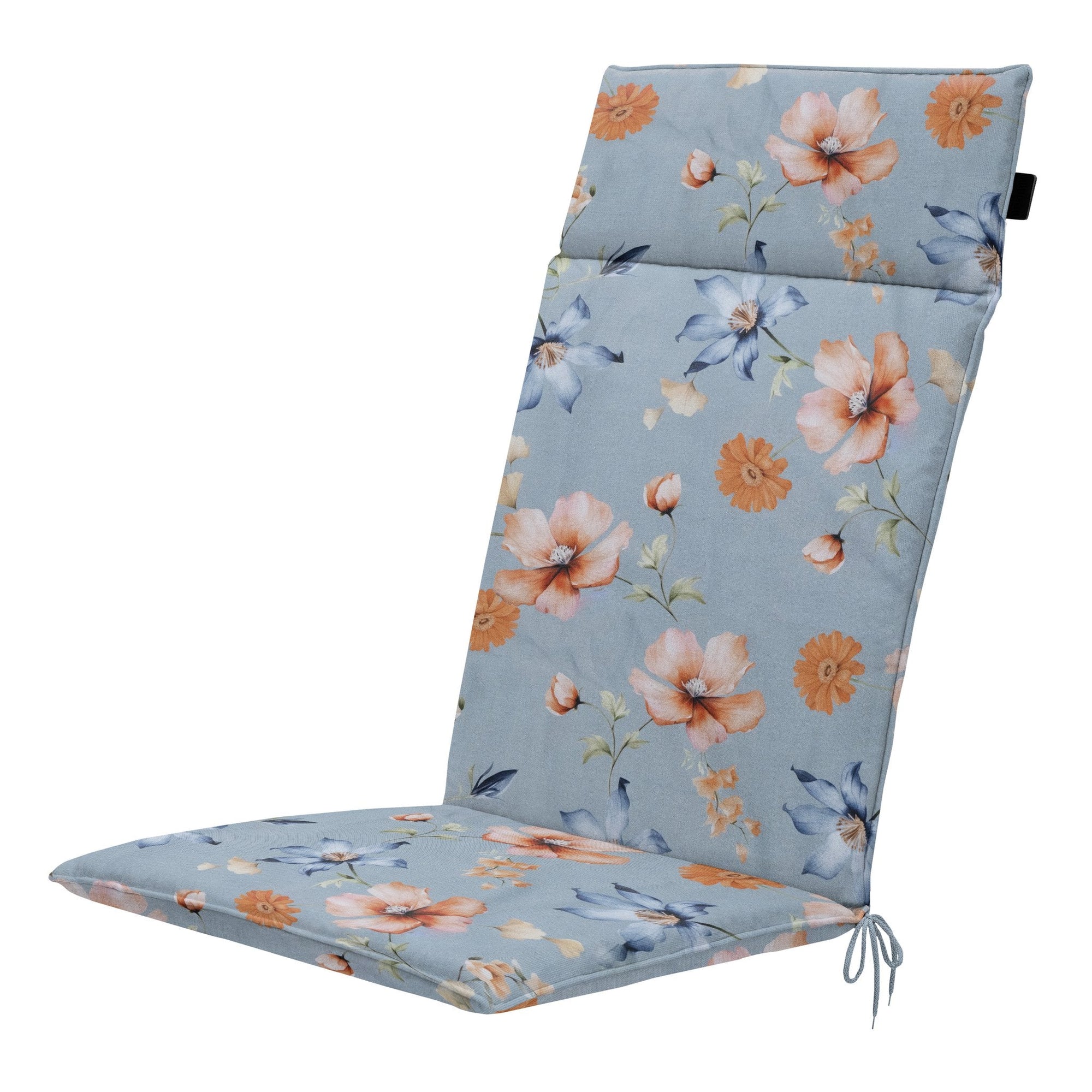 Madison Florina hoge rug rugkussen 120x50 cm - Florina blue