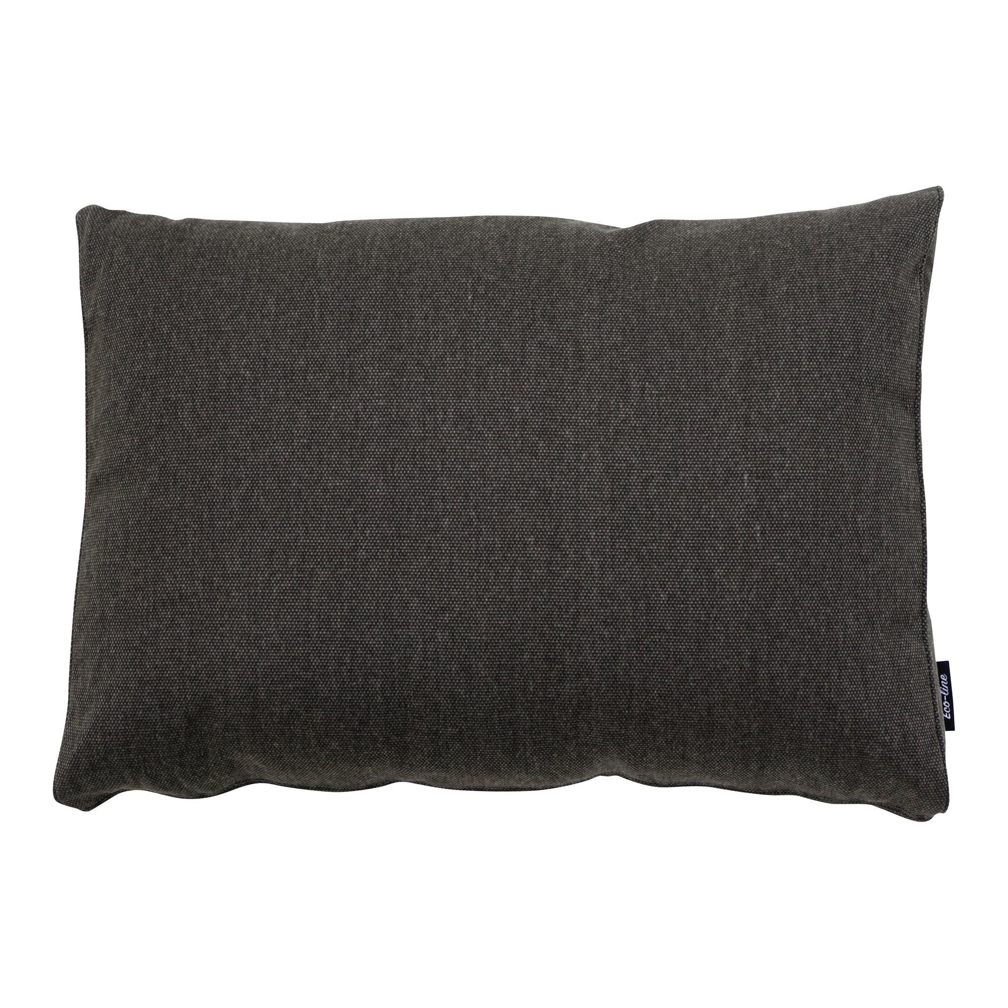 Madison Canvas Eco+ lounge rugkussen 40x60 cm - Dark grey canvas eco+
