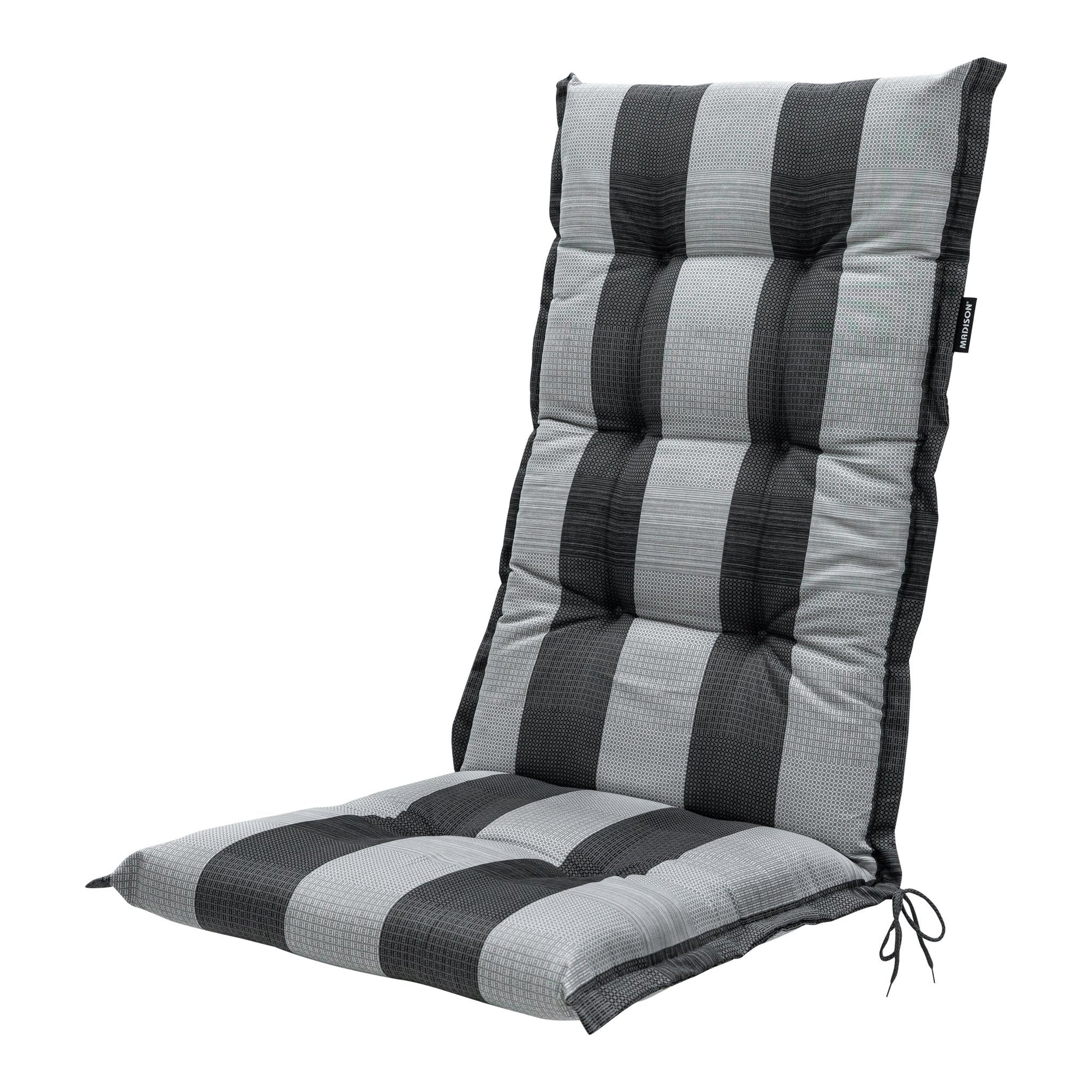 Madison Alice hoge rug rugkussen 123x50 cm - Alice grey