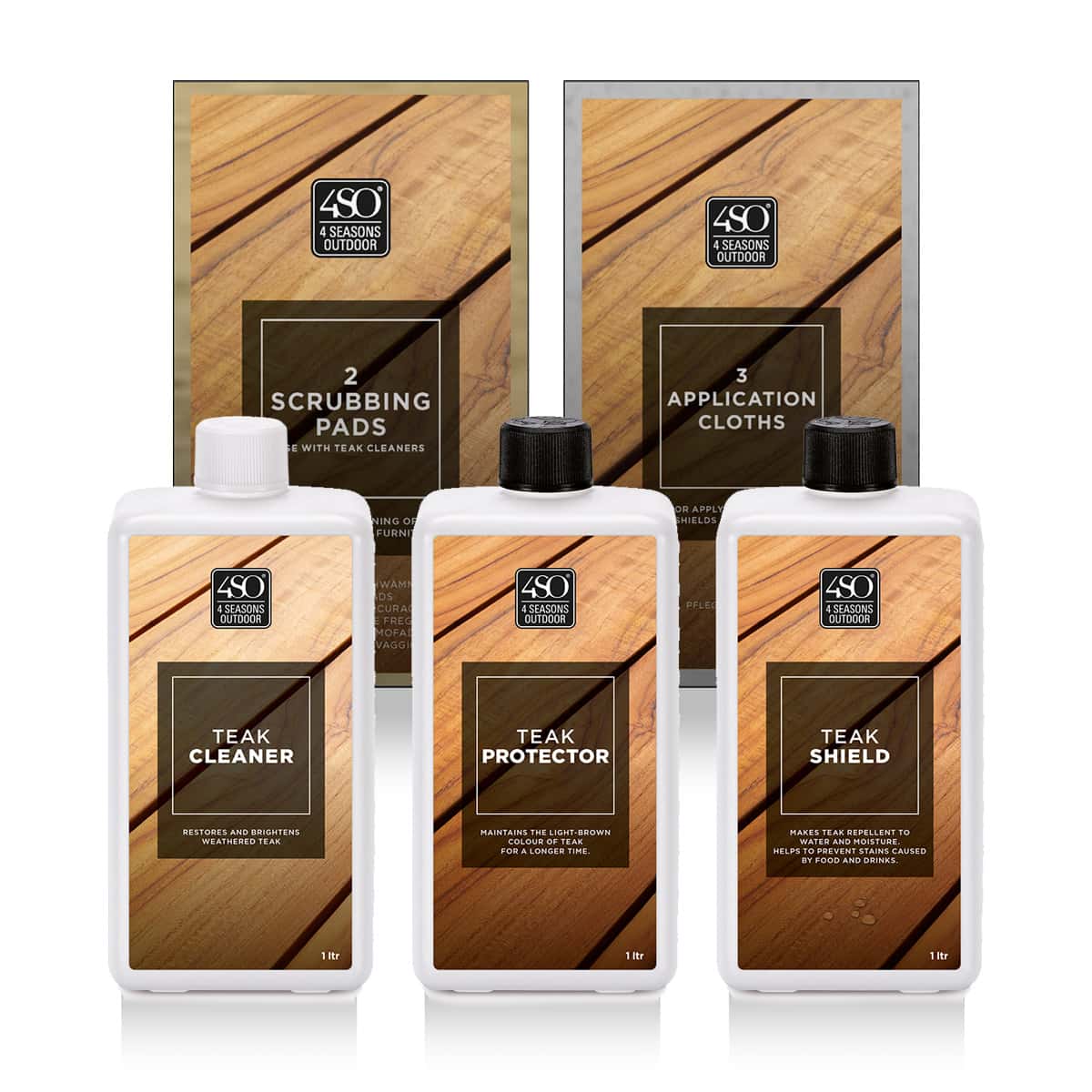 4SO teak onderhoudspakket