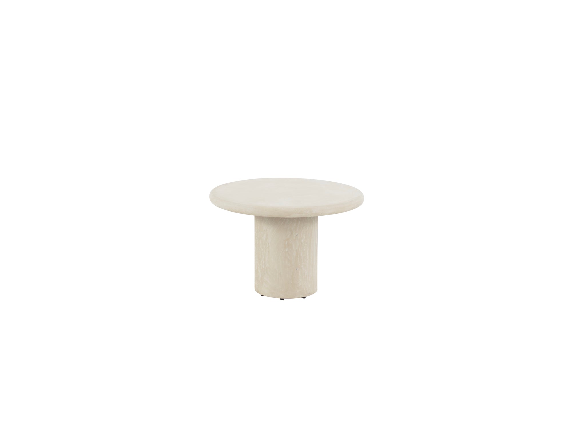 Hampton coffee table round mortex top 60x40 cm with mortex base