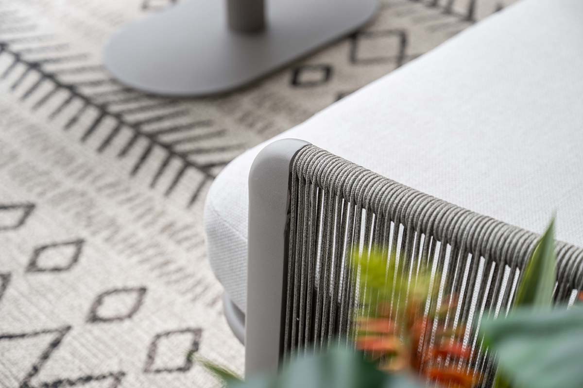 Garden Impressions Durango loungeset 3-delig aluminium frame met rope - afbeelding 14