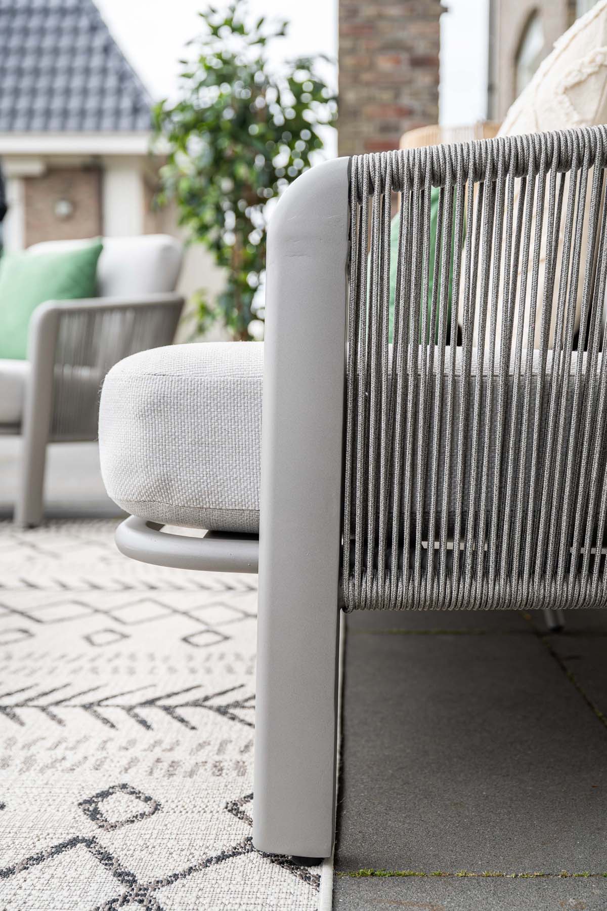 Garden Impressions Durango loungeset 3-delig aluminium frame met rope - afbeelding 16