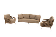 Biarritz lounge set amber without tables - Complete Set