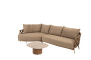 Biarritz chaise longue amber with Sofie table - Complete Set