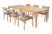 4SO Levi dining set chairs (6 st.) + Taste 4SO Liam tafel 180x100cm