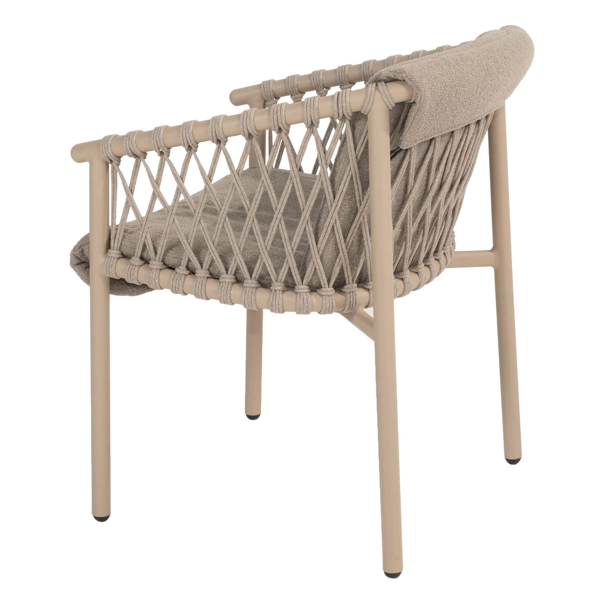 Allora Dining Chair Latte/Taupe - Angle 2