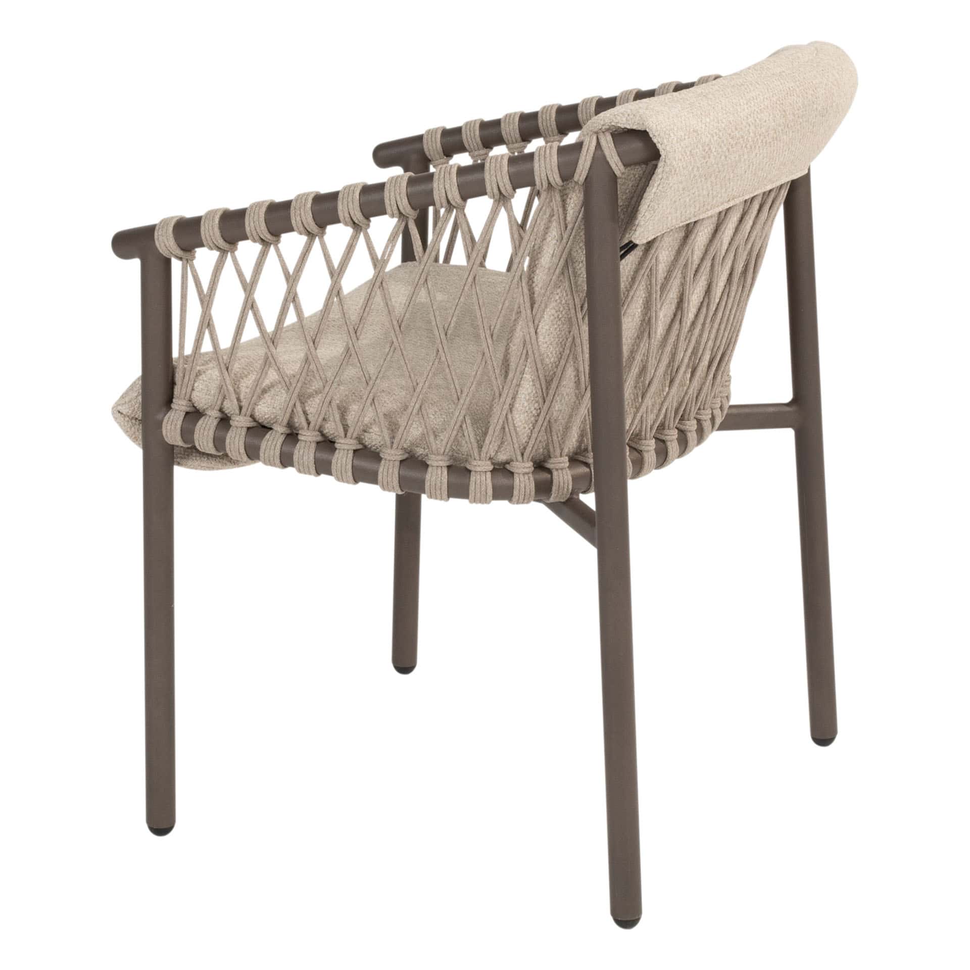 Allora Dining Chair Terre/Latte - Angle 2