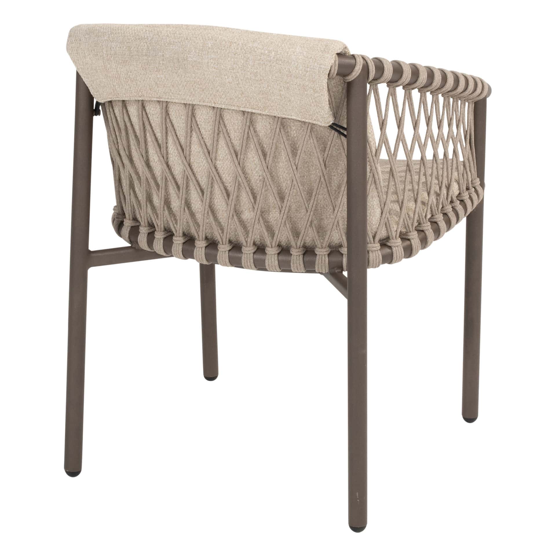Allora Dining Chair Terre/Latte - Angle 3