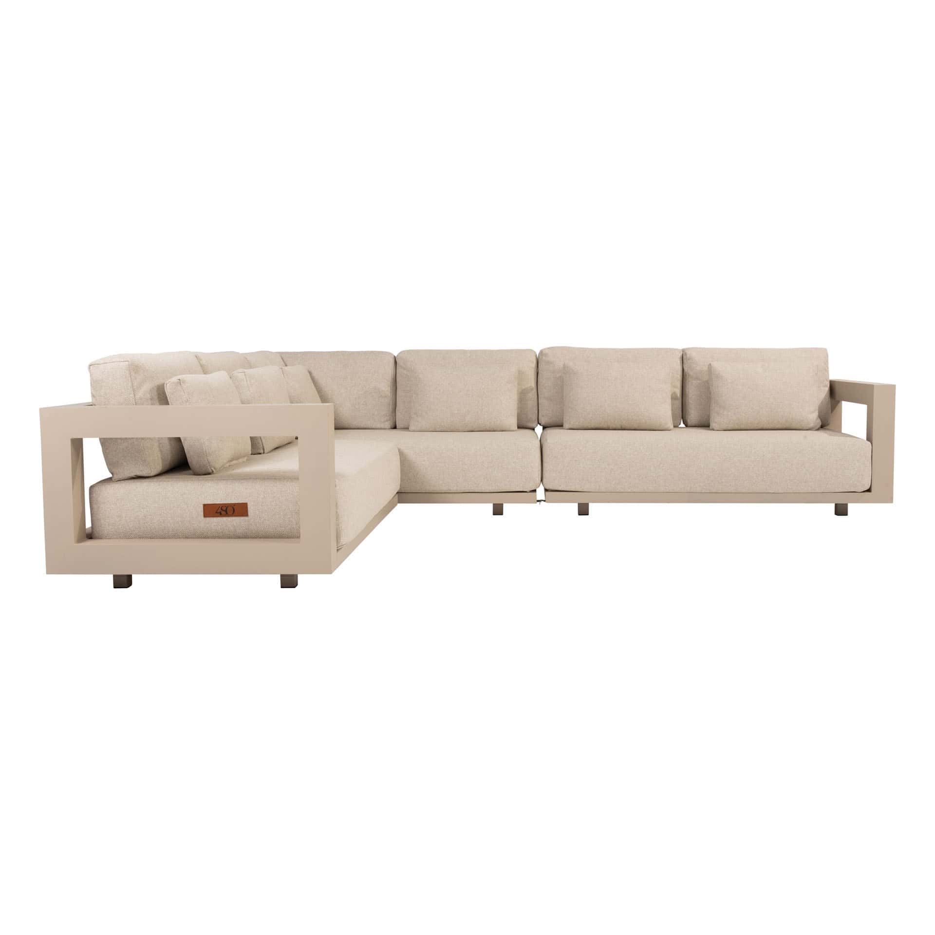 4SO Metropolitan modulaire hoekbank 256×256 cm latte