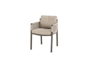 Savanne dining chair terre with 2 cushions - front view