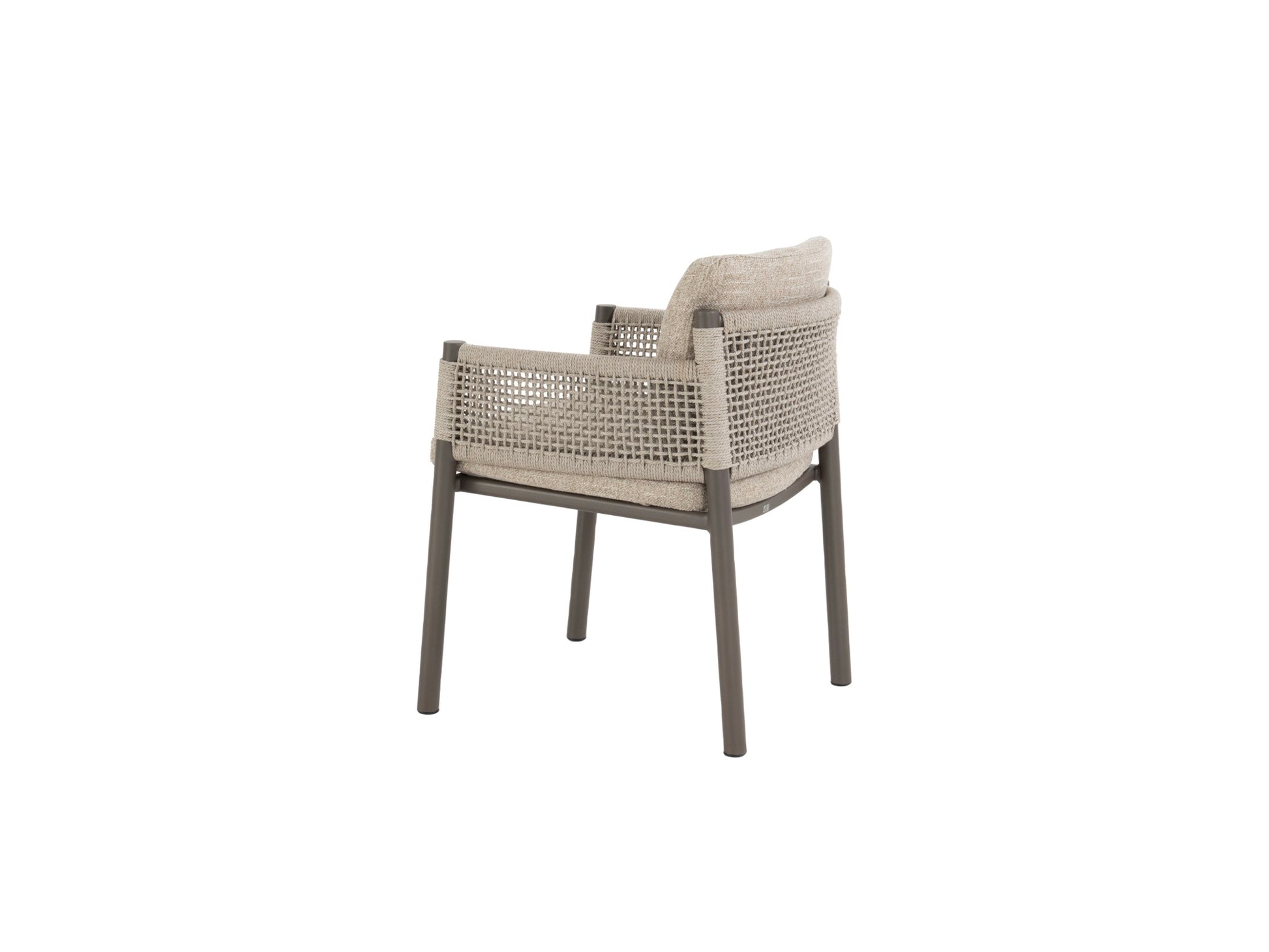 Savanne dining chair terre with 2 cushions - back view