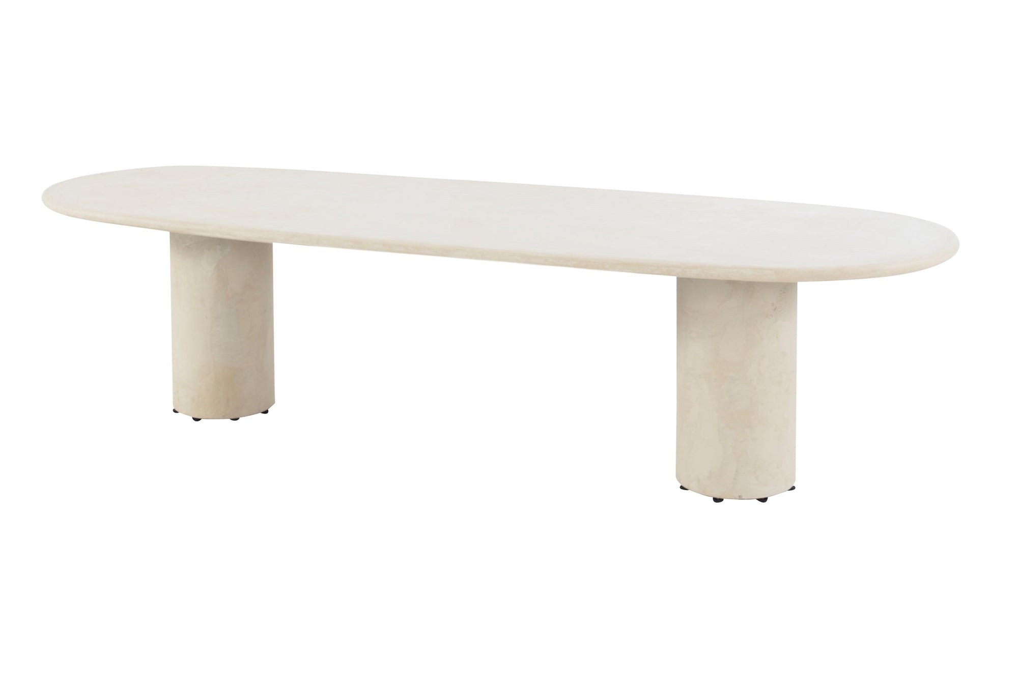 4 Seasons Outdoor -Hampton-dining-table-oval-mortex-top-300x110-cm-with-mortex-base - Image 1