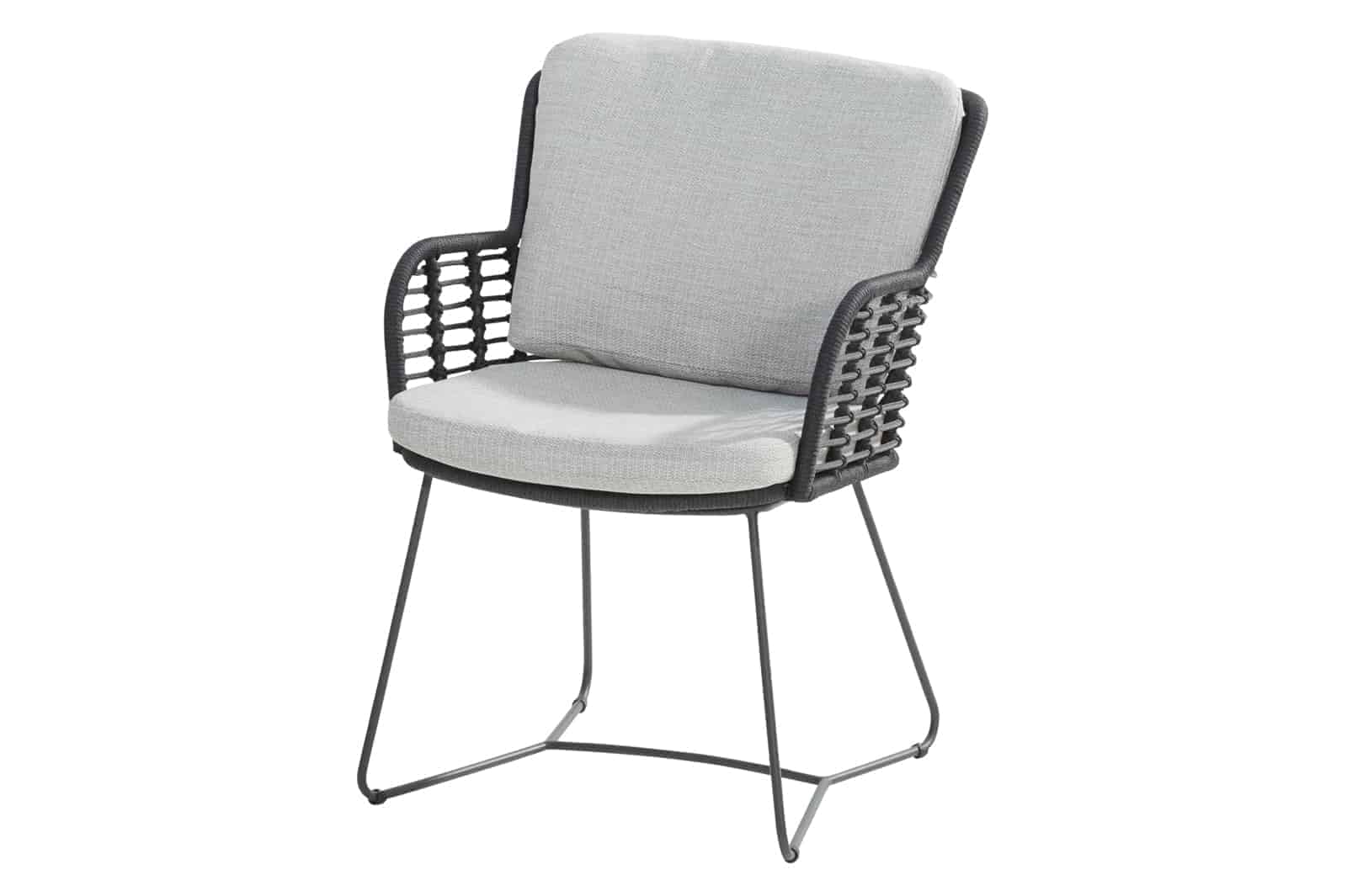 4SO Fabrice dining set anthracite (6 st.) + Taste 4SO Prado tafel 240x105cm