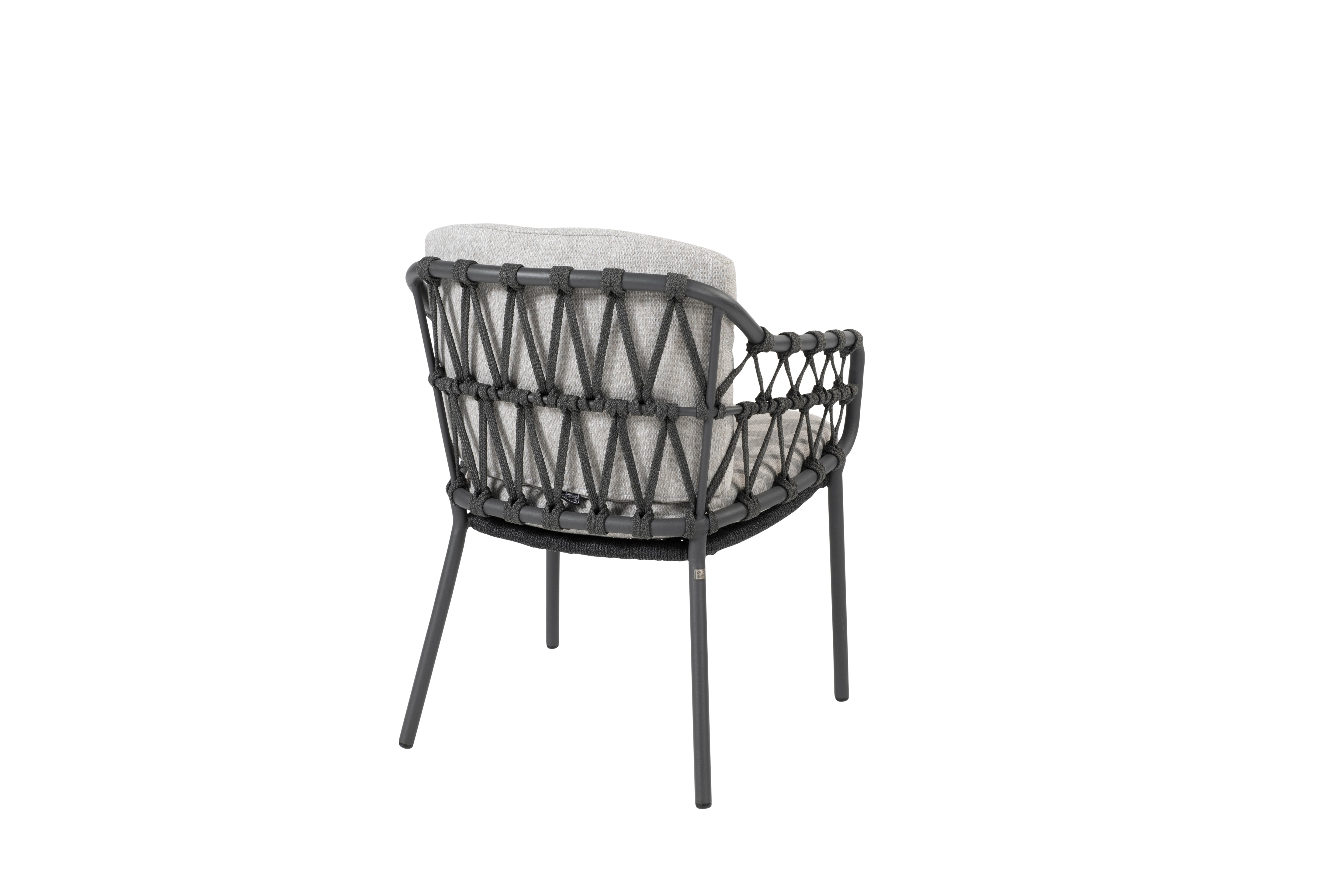 4SO Calpi loungestoel antraciet incl. 2 kussens - afbeelding 3