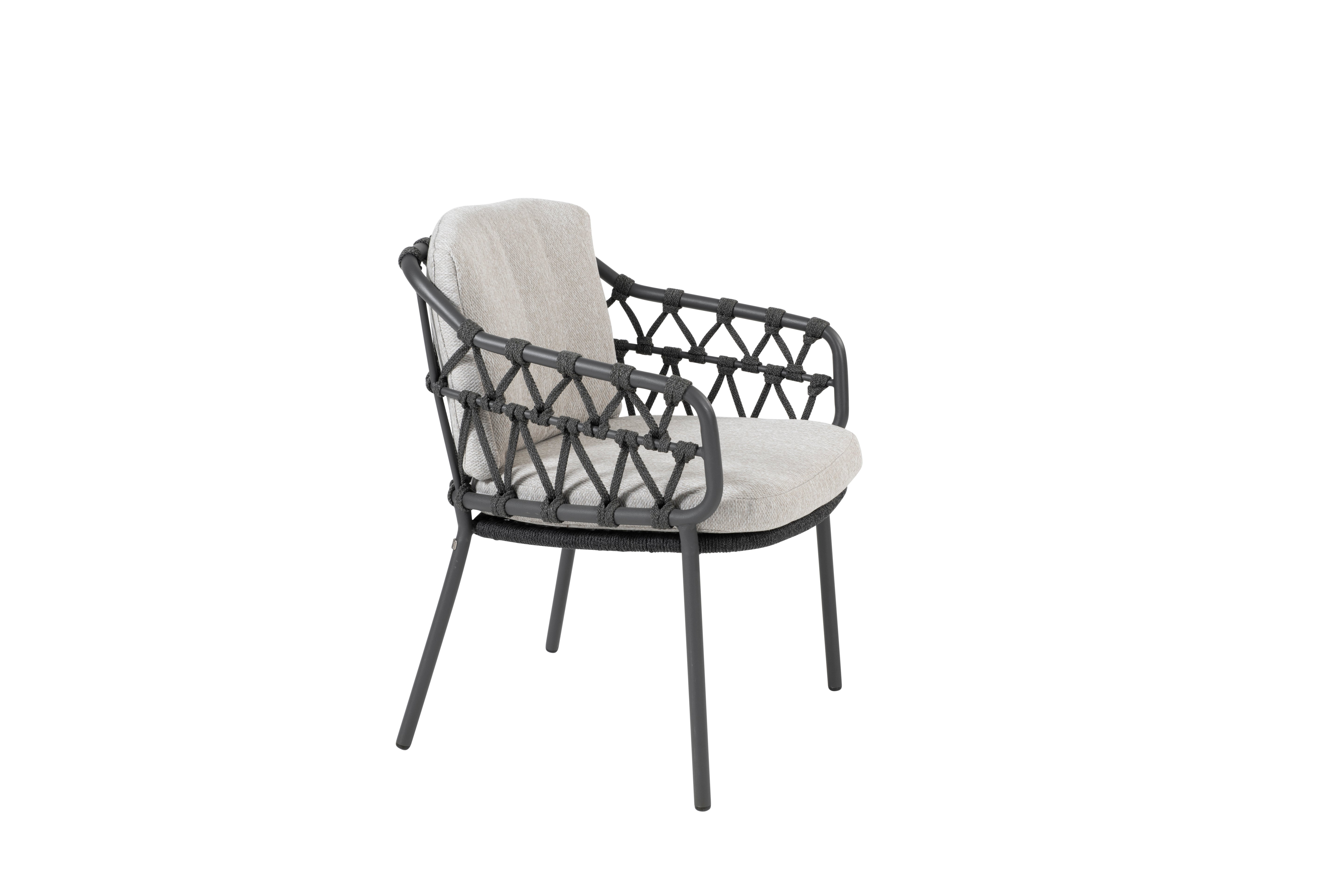 4SO Calpi loungestoel antraciet incl. 2 kussens - afbeelding 4