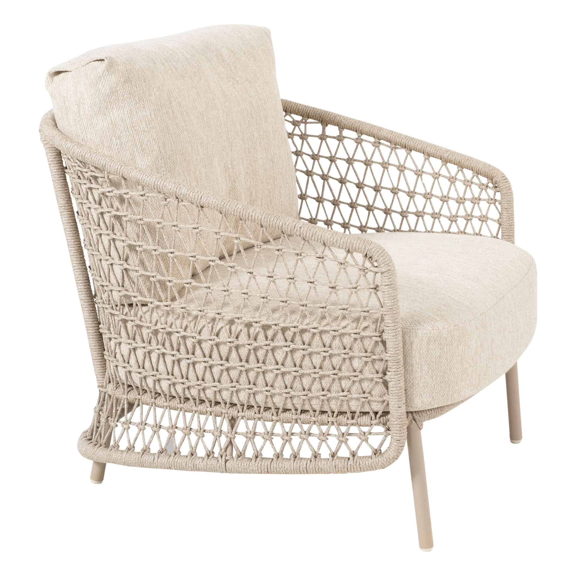 4SO Puccini lounge set latte incl. voetenbank