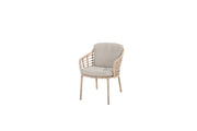 4SO Como dining stoel taupe incl. 2 kussens