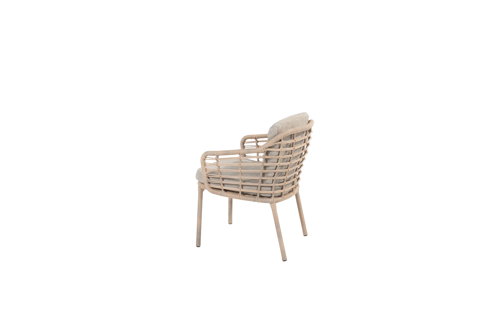 4SO Como dining stoel taupe incl. 2 kussens - afbeelding 2