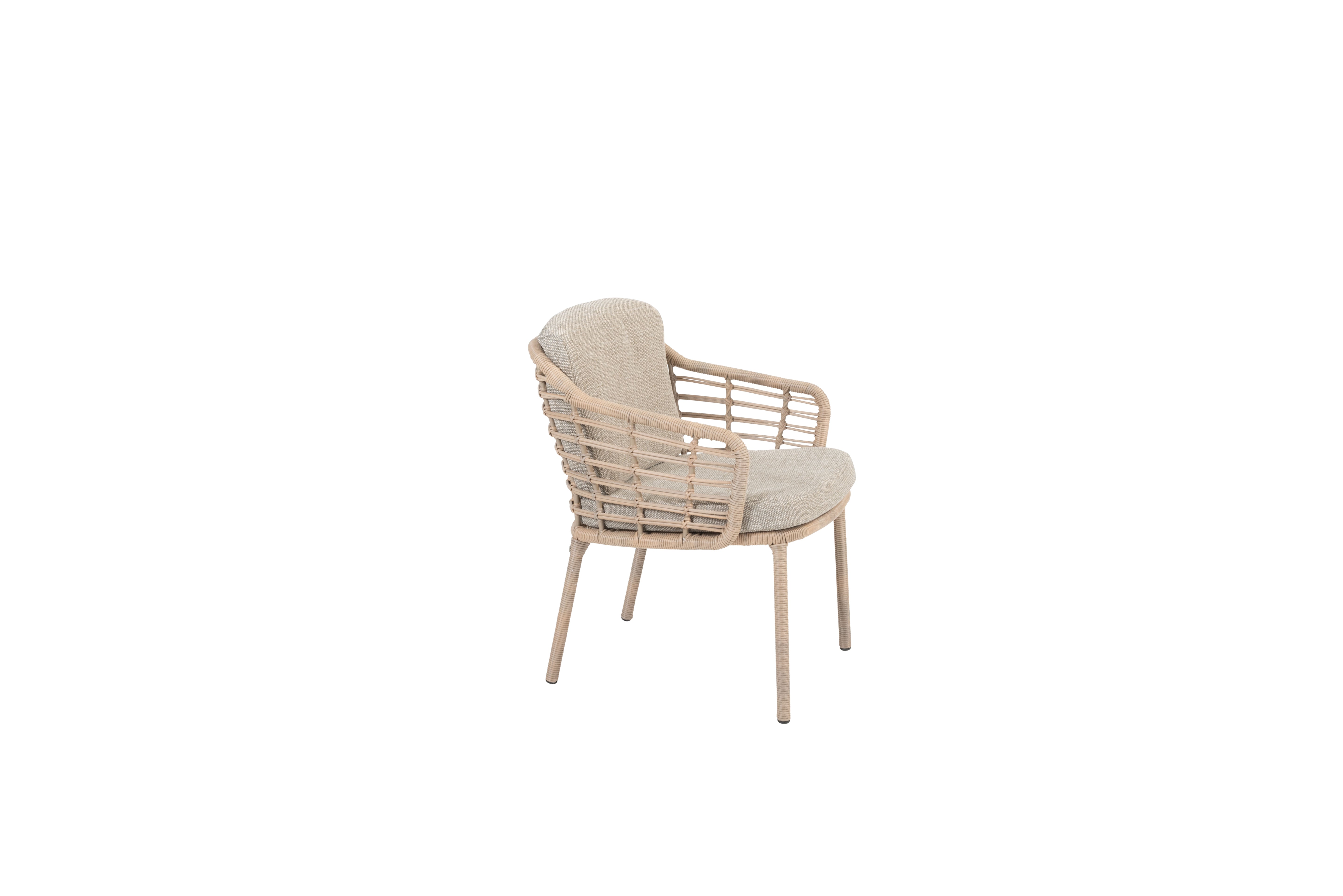 4SO Como dining stoel taupe incl. 2 kussens - afbeelding 4