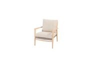 4SO Julia low dining stoel taupe incl. 2 kussens