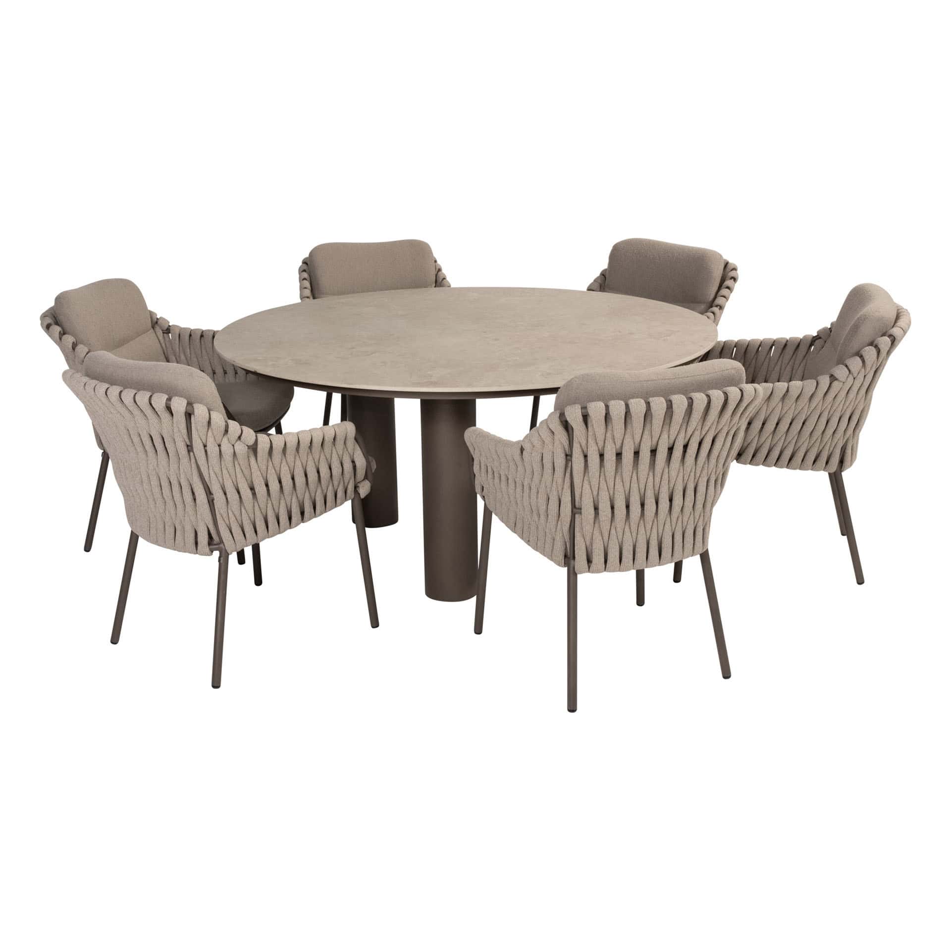 4SO Montera dining set (6 st.) met Arizona tafel ⌀160cm