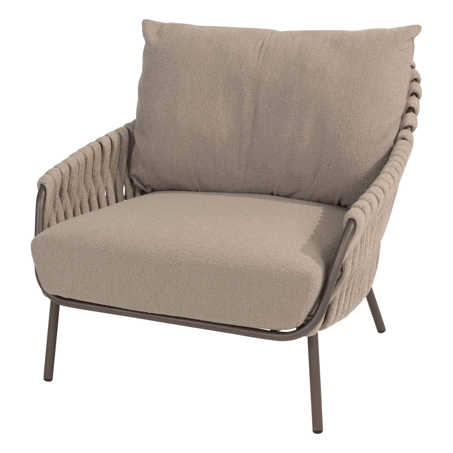 4SO Montera lounge set incl. voetenbank met Volta salontafel ⌀80cm