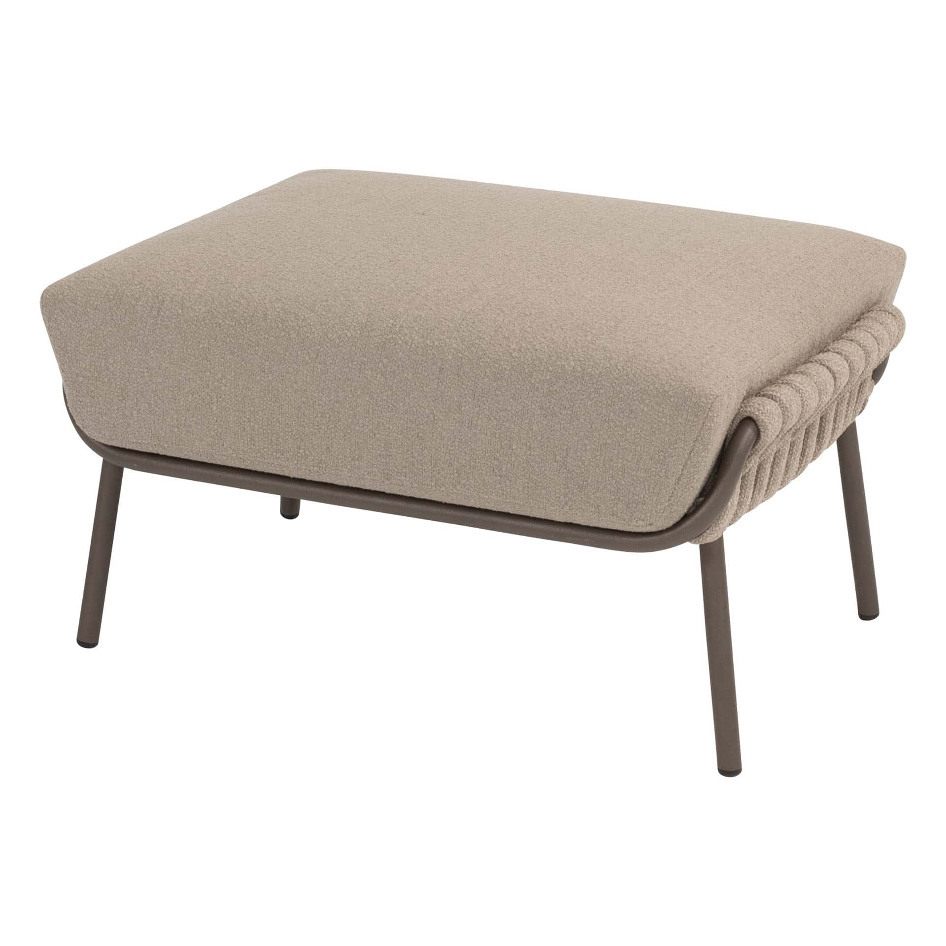 4SO Montera lounge set incl. voetenbank met Volta salontafel ⌀80cm