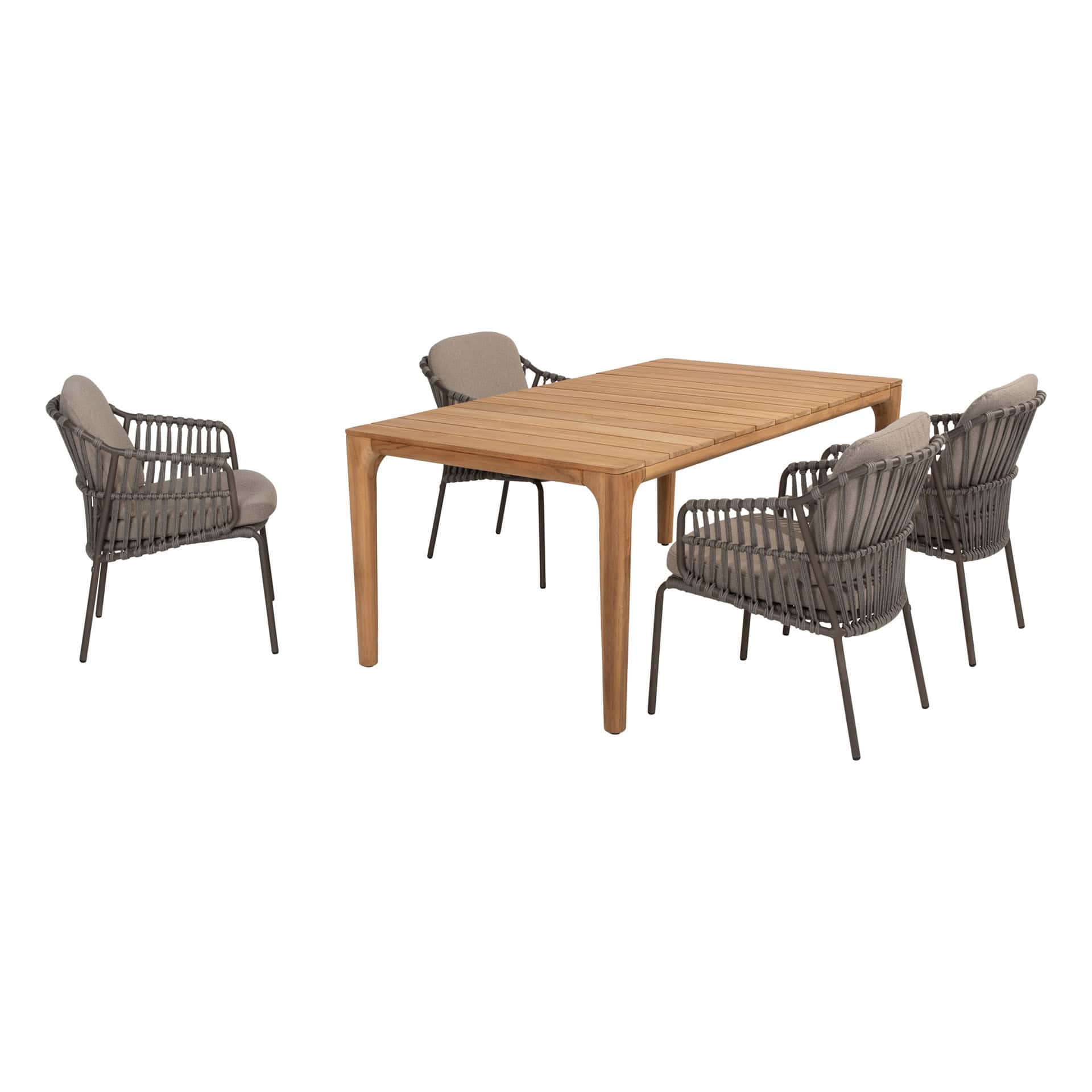 4SO Capalbio dining set (4 st.) + Taste 4SO Liam tafel 180x100cm - afbeelding 2