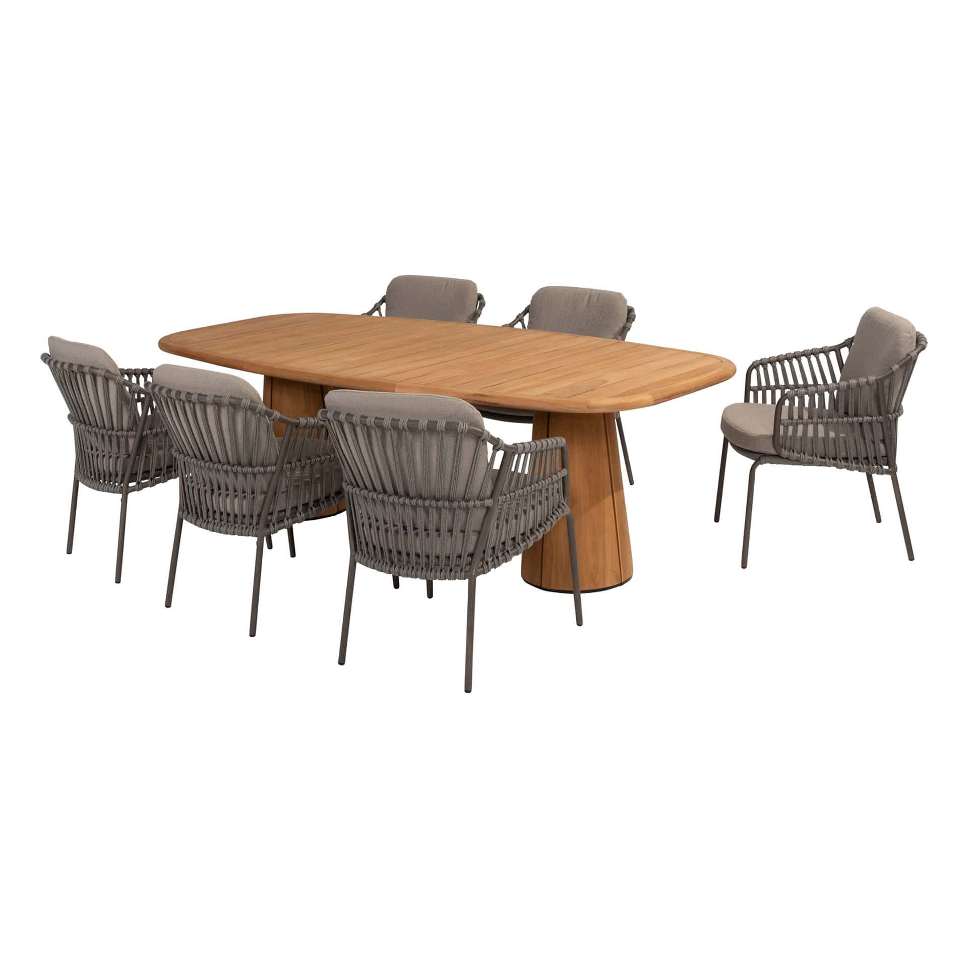 4SO Capalbio dining set (6 st.) + Taste 4SO Capri tafel 240x110cm - afbeelding 11