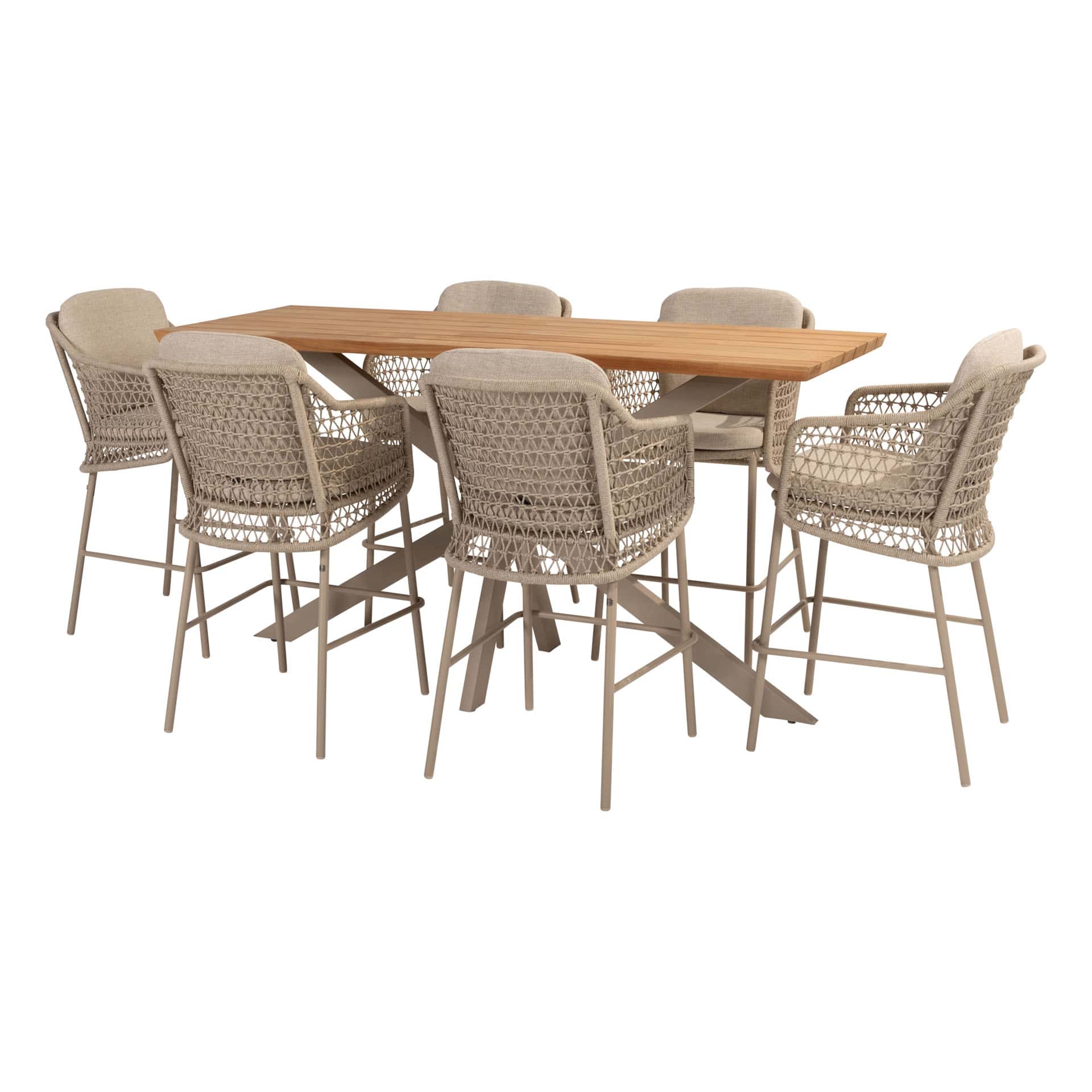 4SO Tramonti barset latte (6 st.) + Taste 4SO Prado tafel 200x70cm