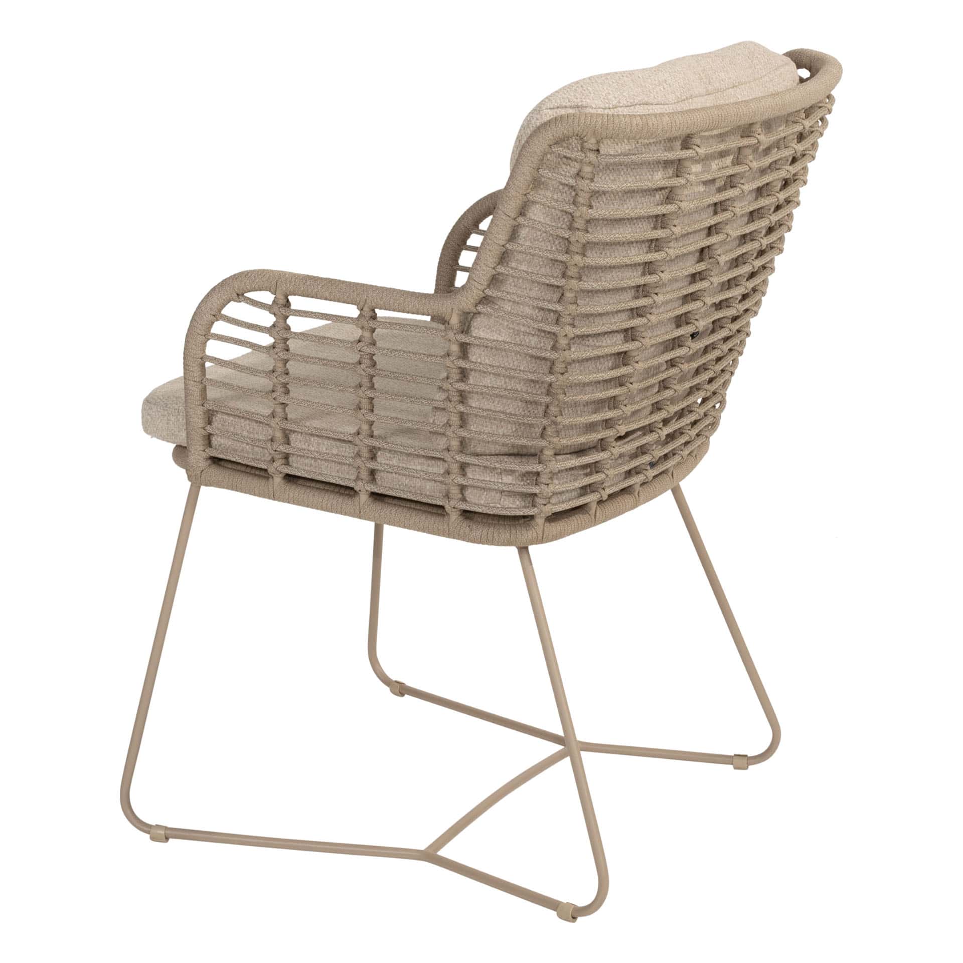 4SO Fabrice dining set latte (6 st.) + Taste 4SO Corsica tafel ⌀160cm - afbeelding 8