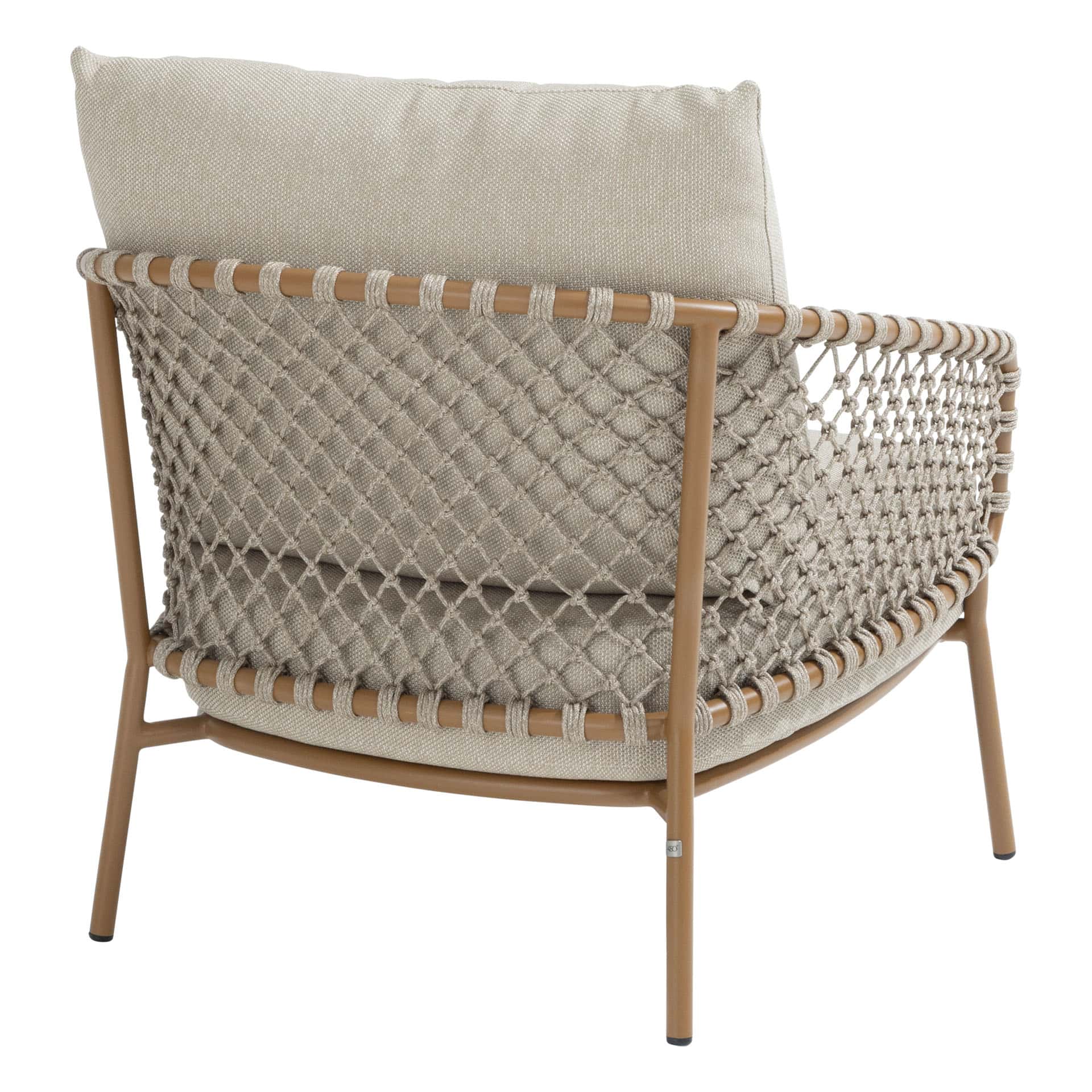 4SO Martinique lounge set amber met Hampton salontafel 80x35cm