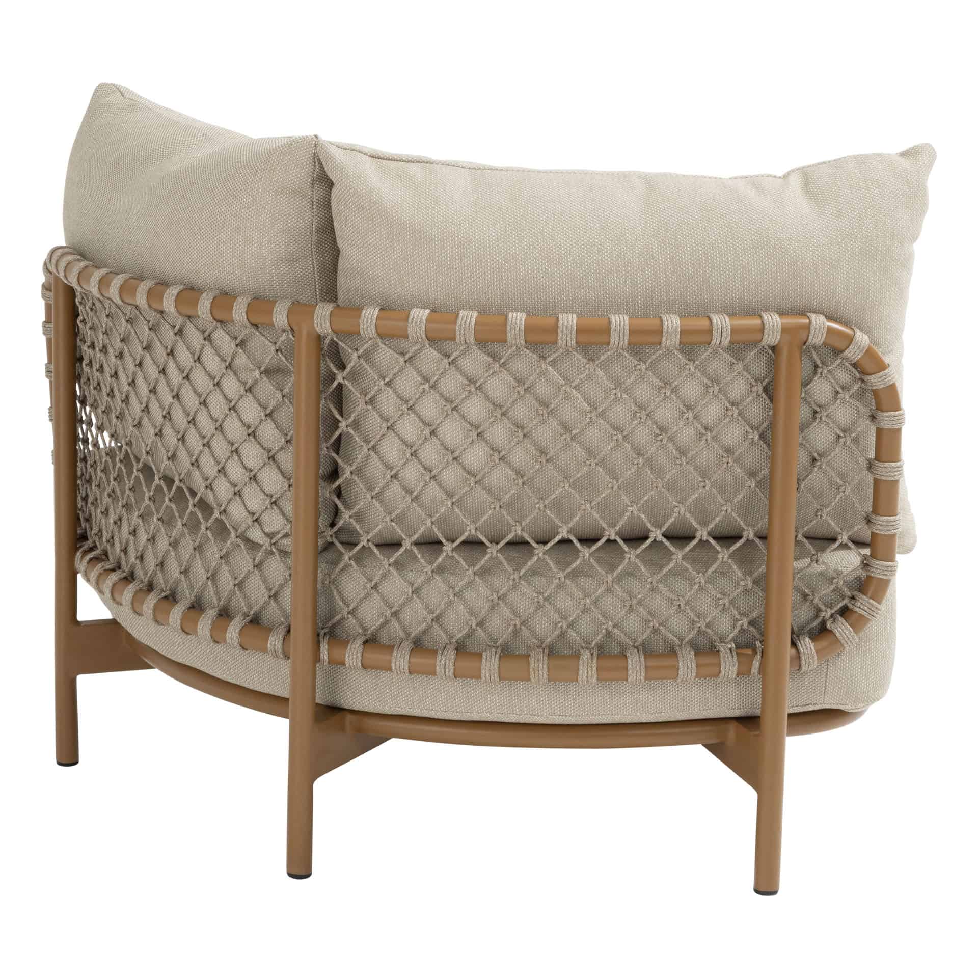 4SO Martinique lounge set amber met Sofie salontafels (2 st.)