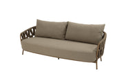 4SO Biarritz Sofa 3-Sitzer amber inkl. 3 Kissen