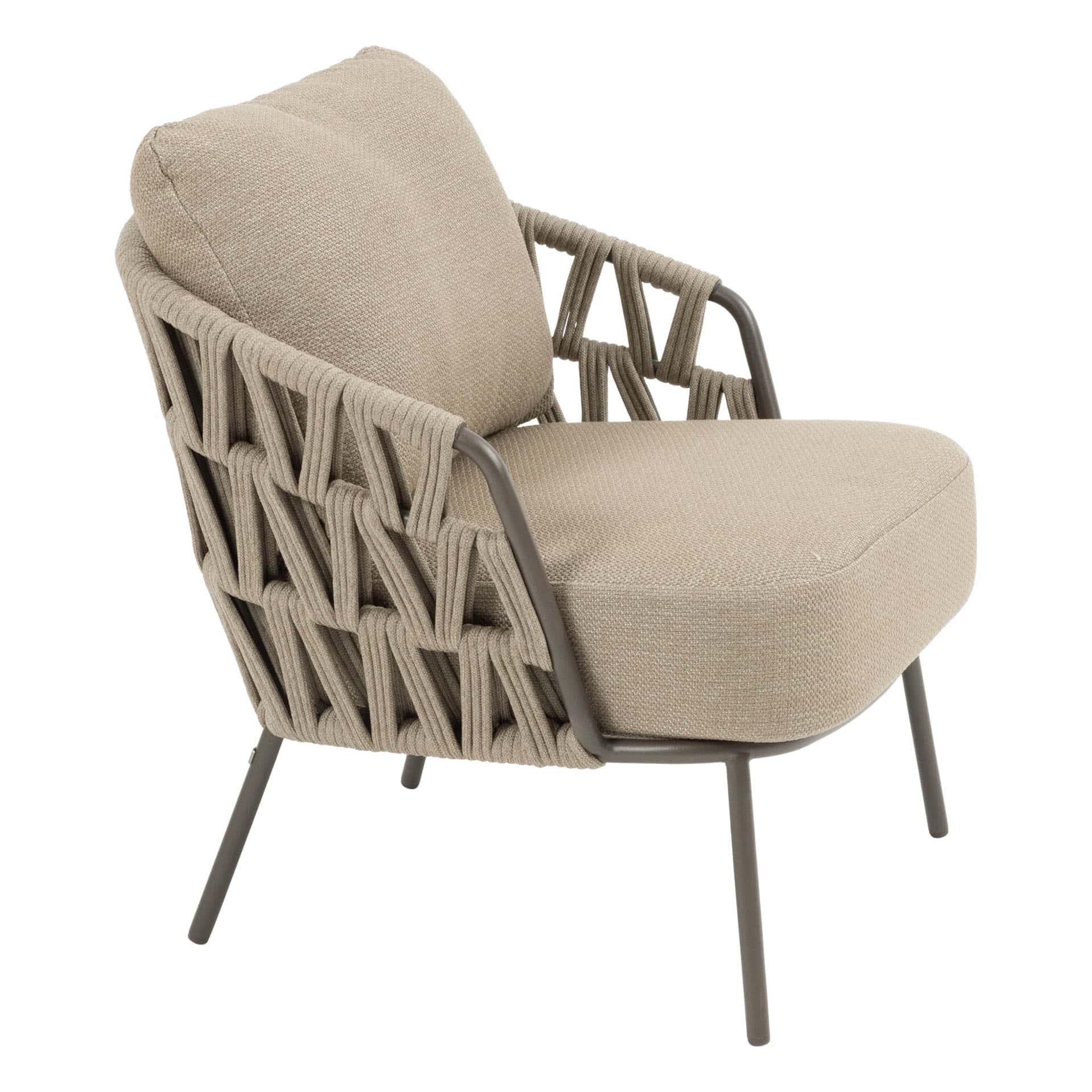 4SO Mallorca low dining set terre (5 st.) + Taste 4SO Salute tafel 220x105cm