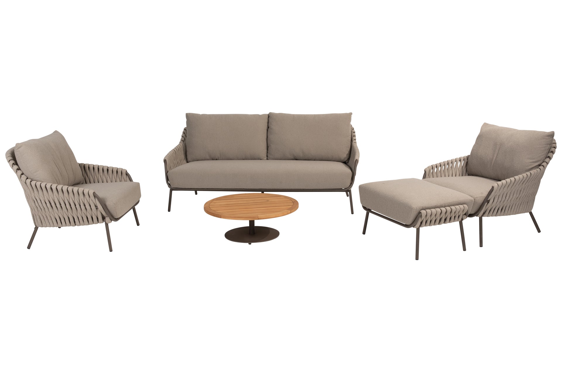 Montera lounge set with footstool and Volta table - Complete Set