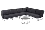 Taste 4SO Belmond Lounge-Set anthrazit + Dali Couchtisch ⌀73 cm