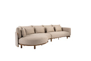 Safina chaise longue amber without tables - Complete Set