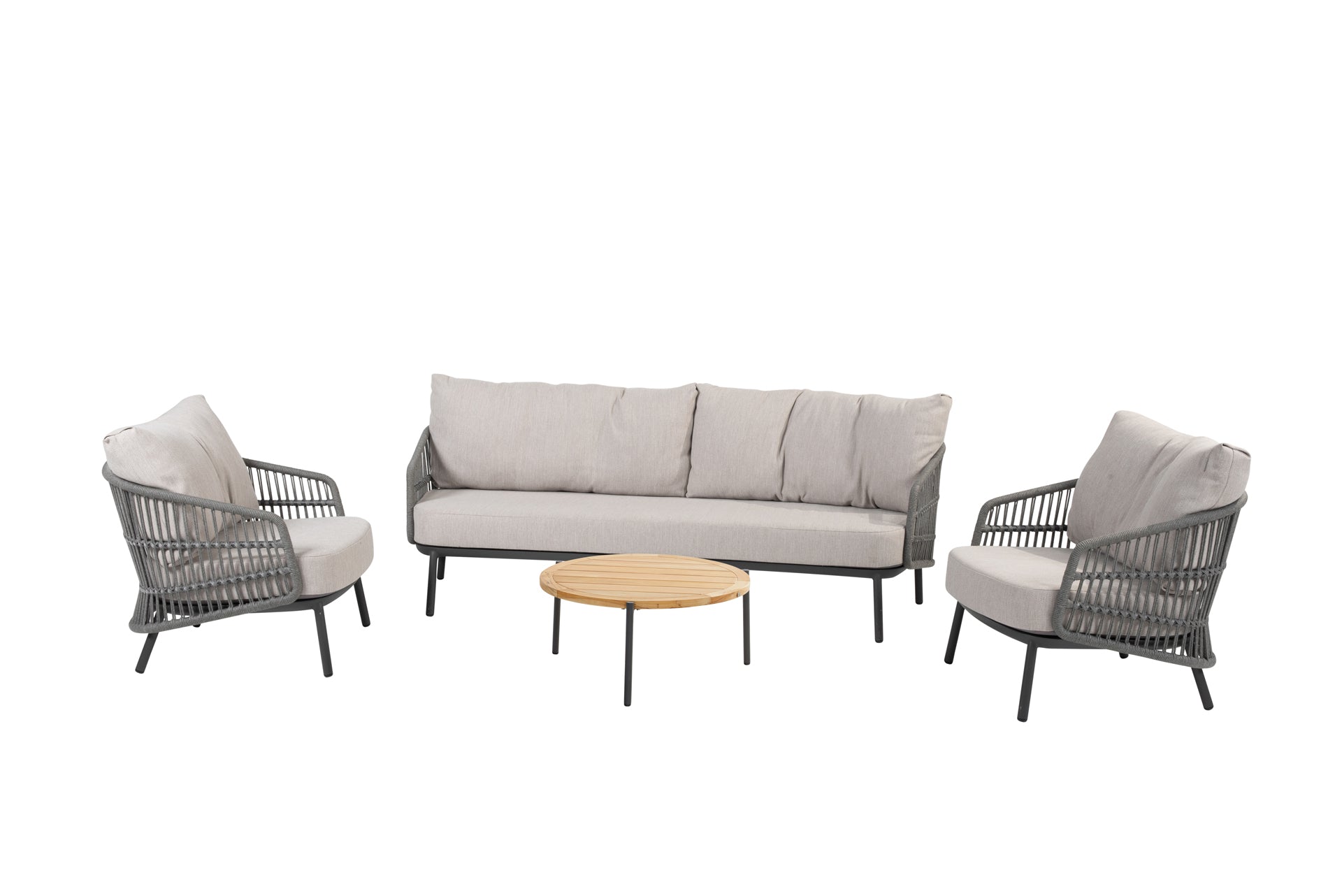 Alicante lounge set anthracite with Yoga table - Complete Set