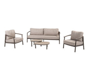 Barolo lounge set terre with Monroe tables - Complete Set