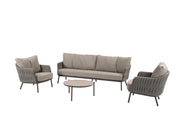 Cannes lounge set terre with Vic table - Complete Set