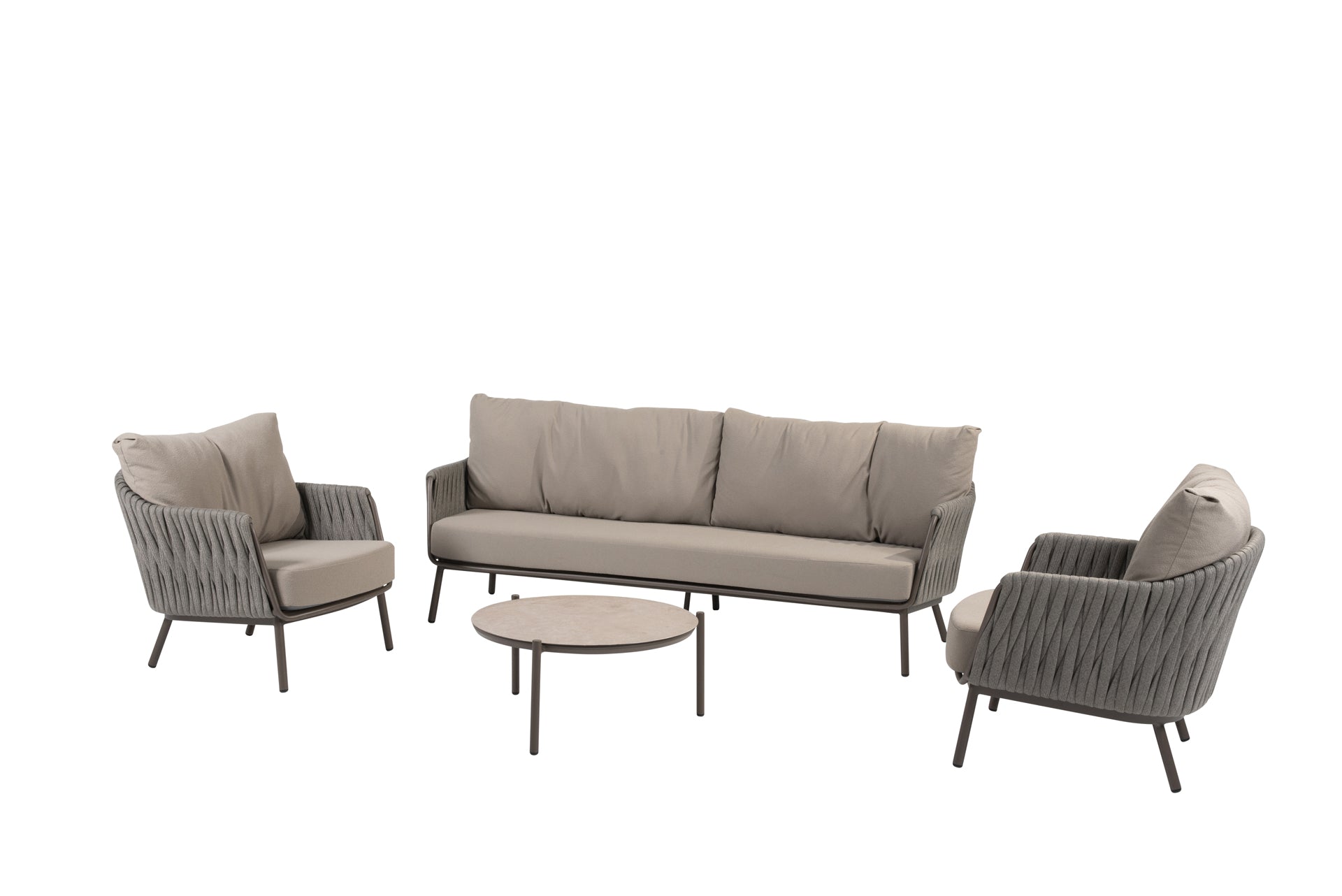 Cannes lounge set terre with Vic table - Complete Set